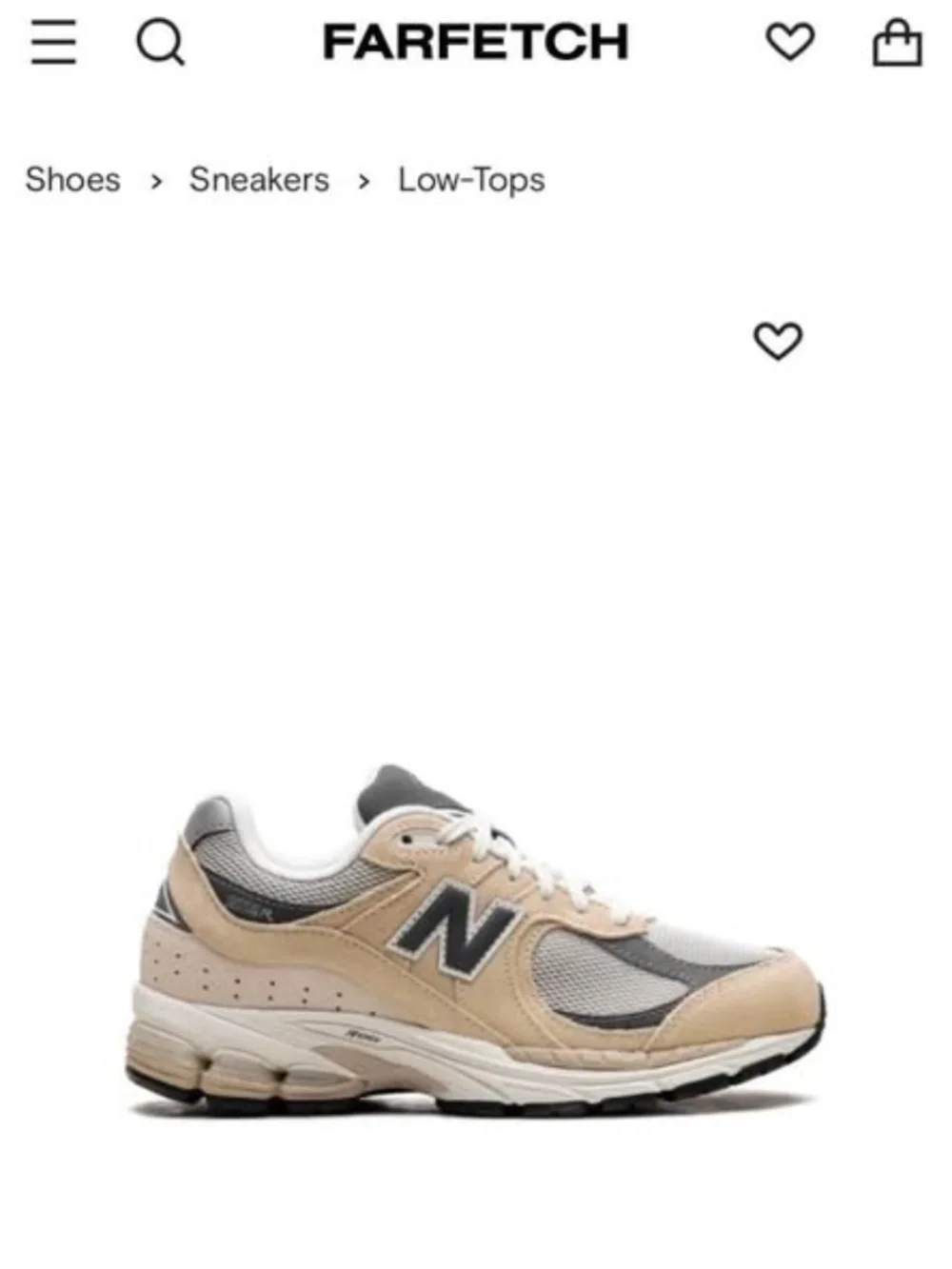 New Balance 2002R size 6 / new in box